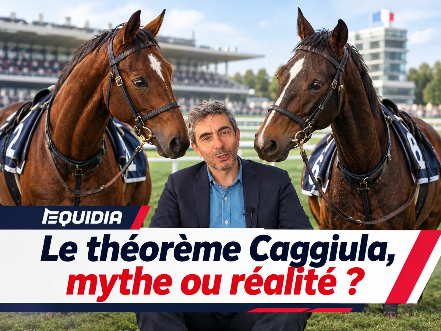 Gianni Caggiula entouré de chevaux